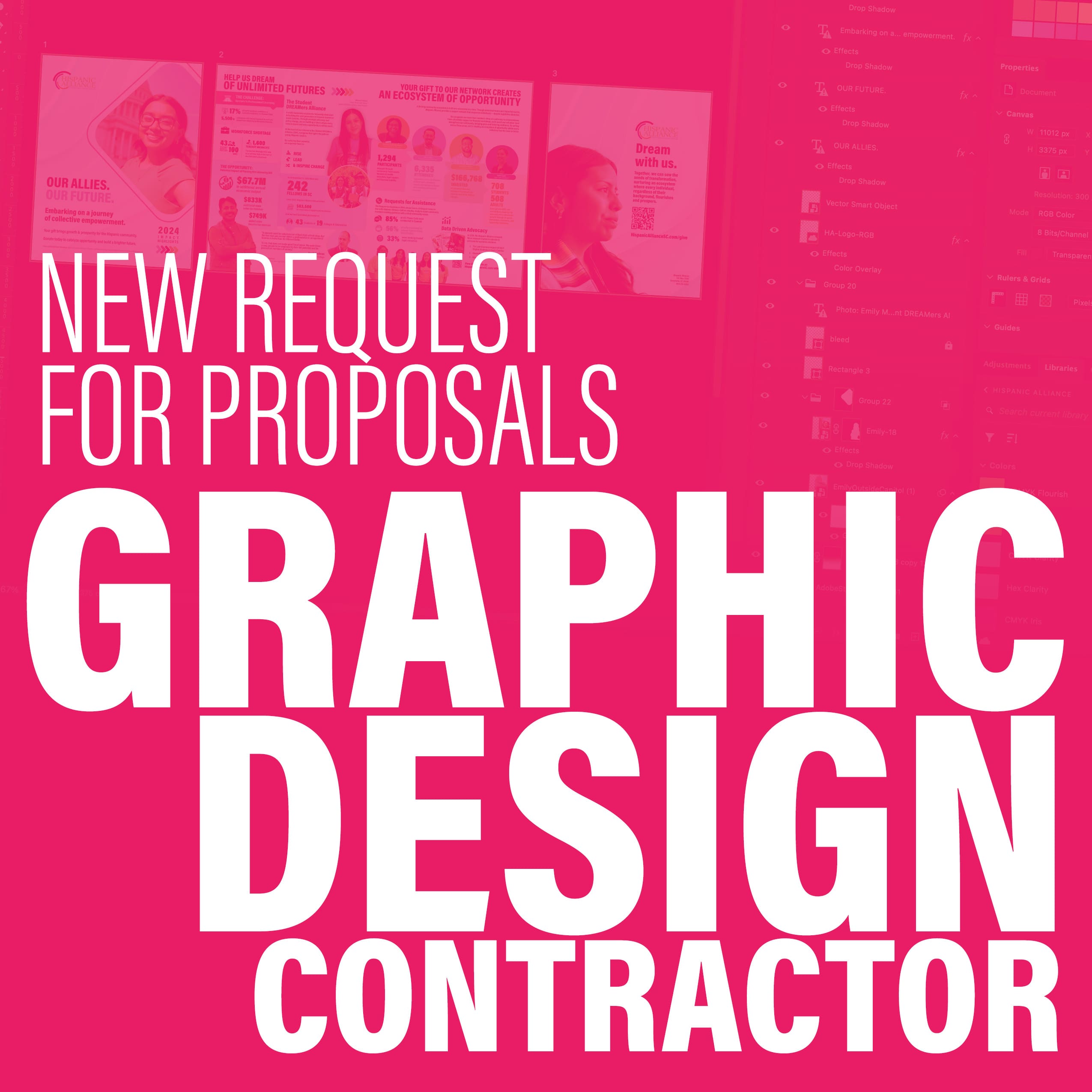 Graphic Design & Public Relations Contractor | Hispanic Alliance